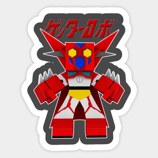Getter Robo Sticker by jepicraft